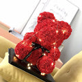 Red teddy bear rose flower