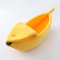 Portable Funny Banana Shaped Cat Bed