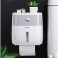 Wall Mounted Toilet Waterproof Tissue Box with Drawer