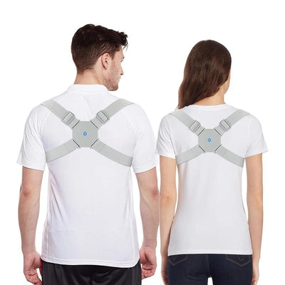 Gray Adjustable Intelligent Posture Corrector Pain Relief