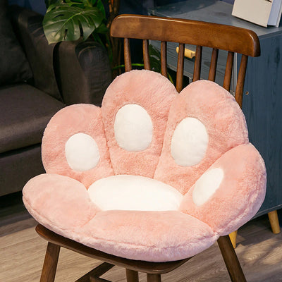 Pink Cute Cat Paw Plush For Chair