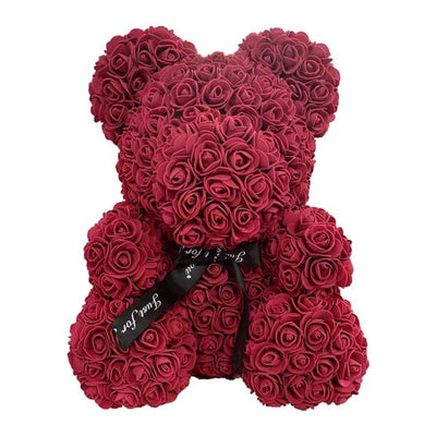 Dark Red teddy bear rose flower