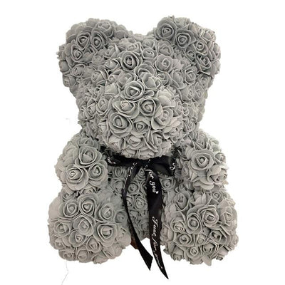 Gray teddy bear rose flower