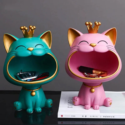 Royal Lucky Laughing Cat Living Room Modern Decoration