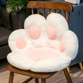 White Cute Cat Paw Plush For Chair