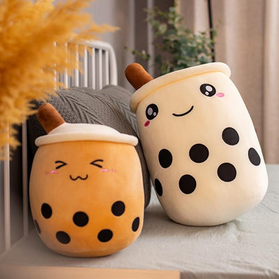 Cute Bubble Tea Cup Shaped Pillow Plush