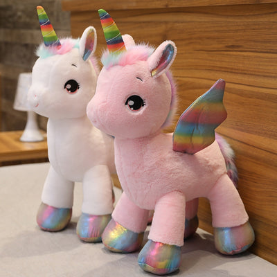 Fantastic Glow Rainbow Wings Unicorns Plush