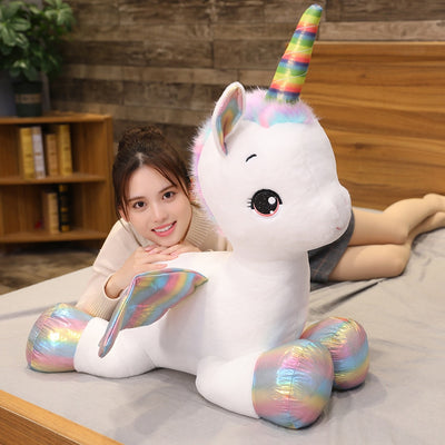 Fantastic Glow Rainbow Wings Unicorns Plush