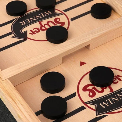 Crazy Family Wooden Hockey Game 
