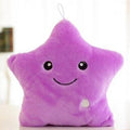 Super Cute Light Up Smiling Star Emoji Pillow Cushion Plush Stuffed Toys 