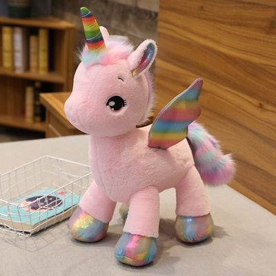 Fantastic Glow Rainbow Wings Unicorns Plush