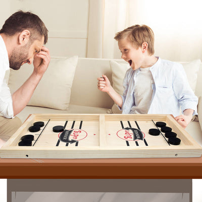 Crazy Family Wooden Hockey Game 