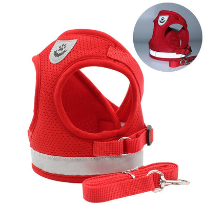 Breathable Adjustable Pet Reflective Chest Strap