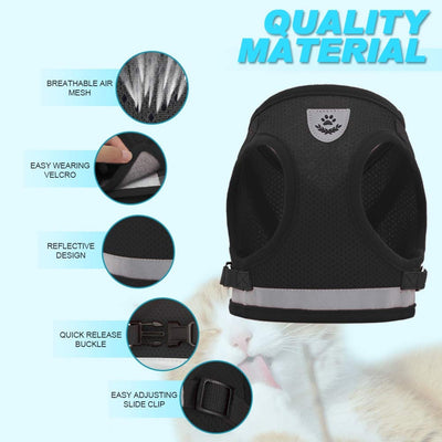 Breathable Adjustable Pet Reflective Chest Strap