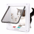 Safety 4 Way Security Flap Door Locks For Cat & Dog