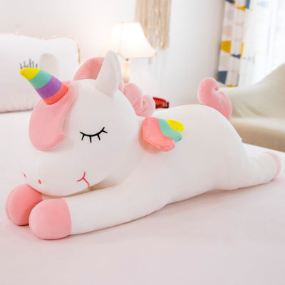 Unicorn Awake Cute Pillow Cushion Plush Toy 