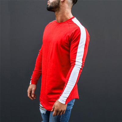 Long Sleeve O-Neck T Shirt for Men